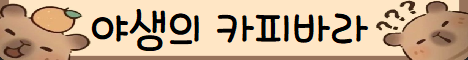 야생의카피바라 서버 배너