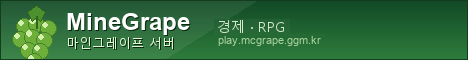 마인그래이프 서버 배너